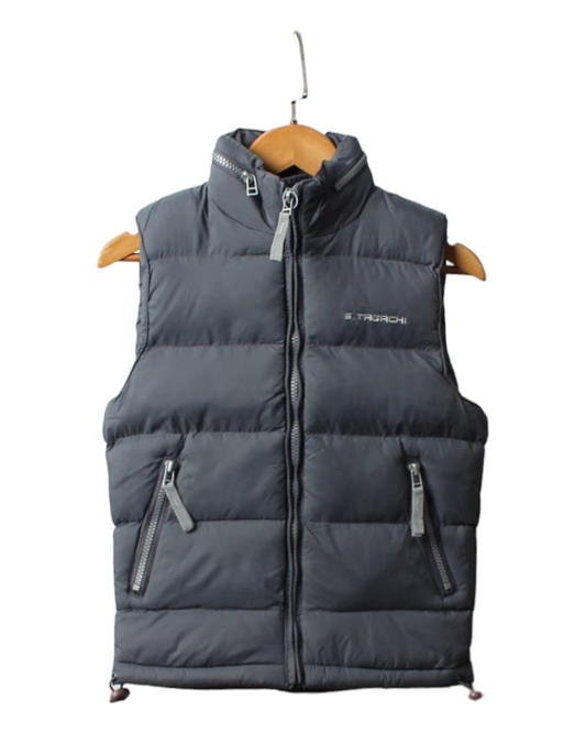 Black Sleeveless Puffer Vest