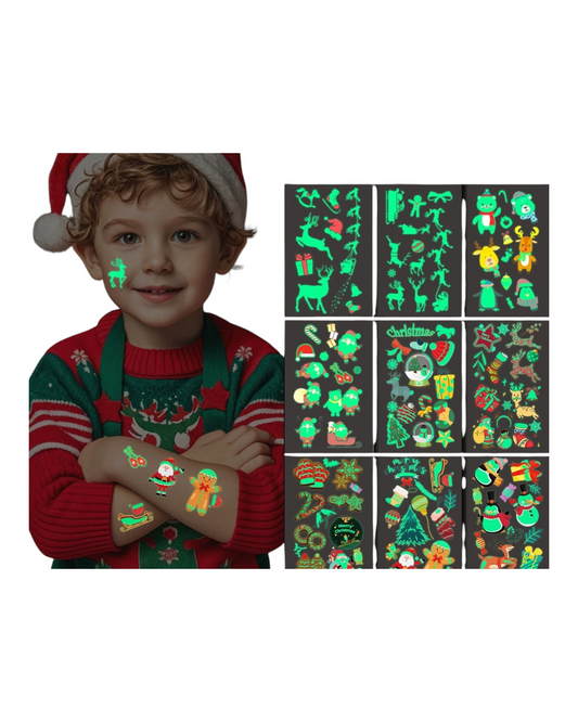 Christmas Night Light Glow-In-The-Dark Stickers