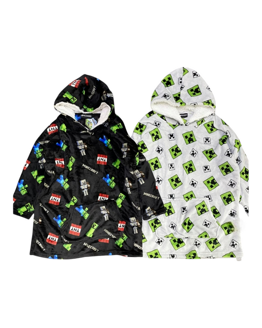 Fluffy Patterned Minecraft Oodies