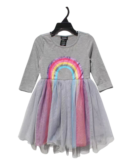 Rainbow Long Sleeve Dress