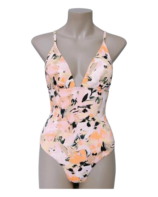 Patterned One-Piece Women's Swimsuit