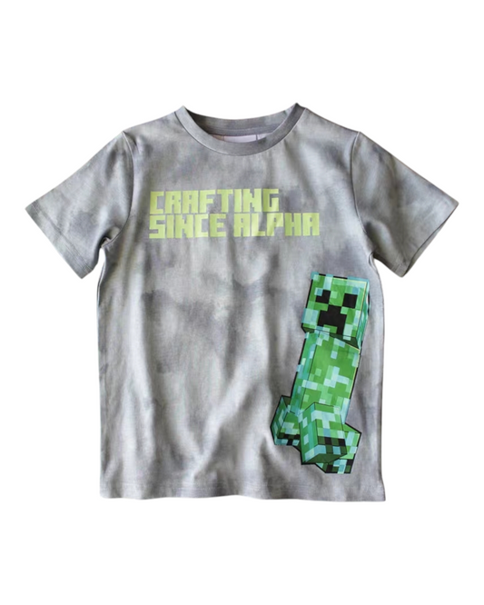 Minecraft Creeper "Crafting Since Alpha" T-Shirt