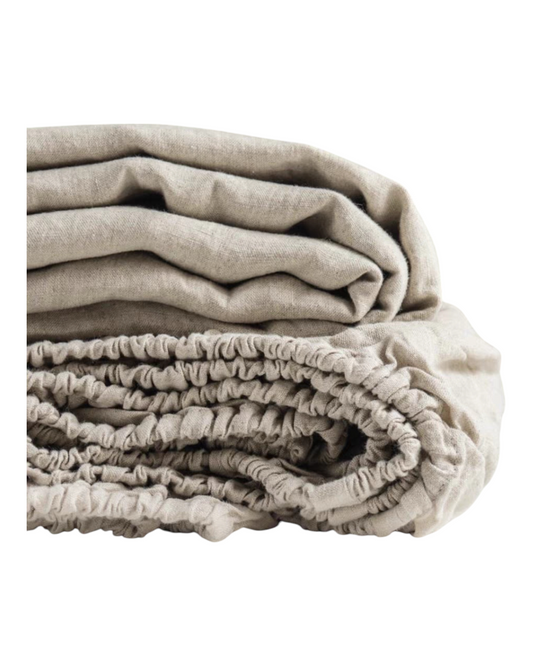 100% Linen Fitted Sheet