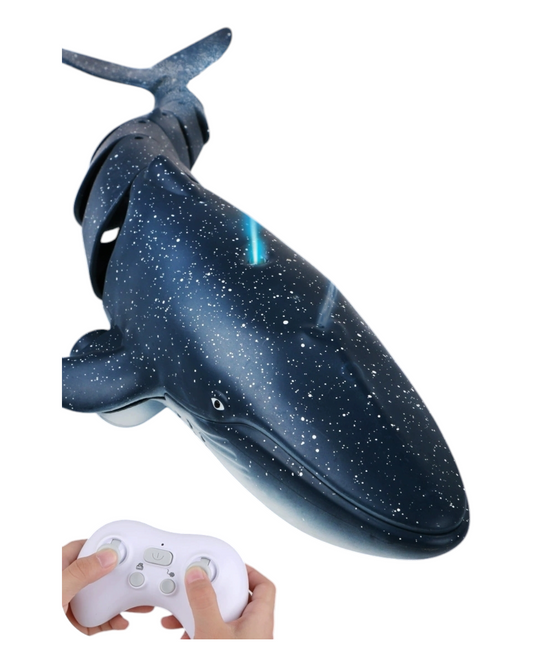 Remote Control Whale Toy with Light and Water Spray