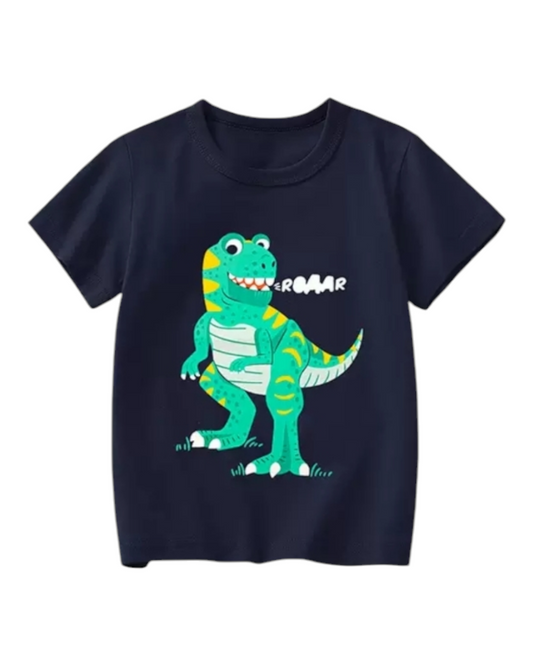Boys' Cotton Graphic Animal T-Shirt