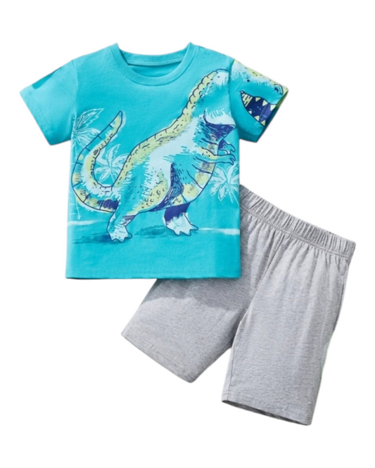 Patterned 2-Piece Boys' Pyjama Set