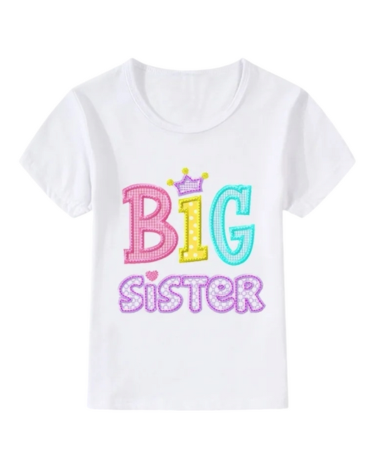 White "Big Sister" T-Shirt