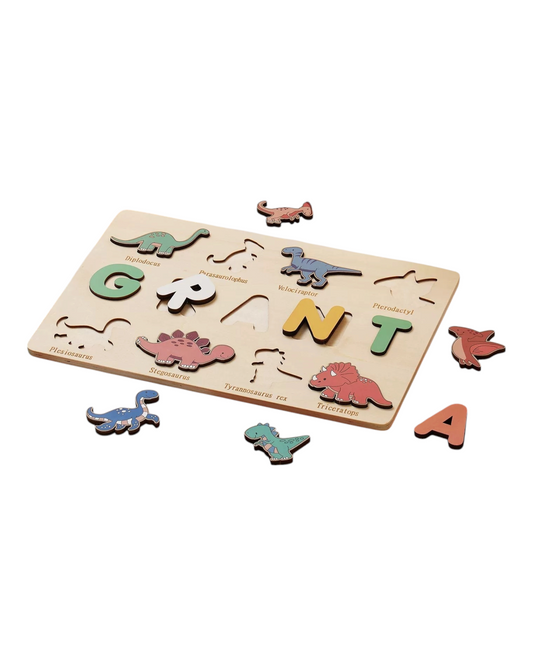 Dinosaur Name and Picture Match-Up Toy Board
