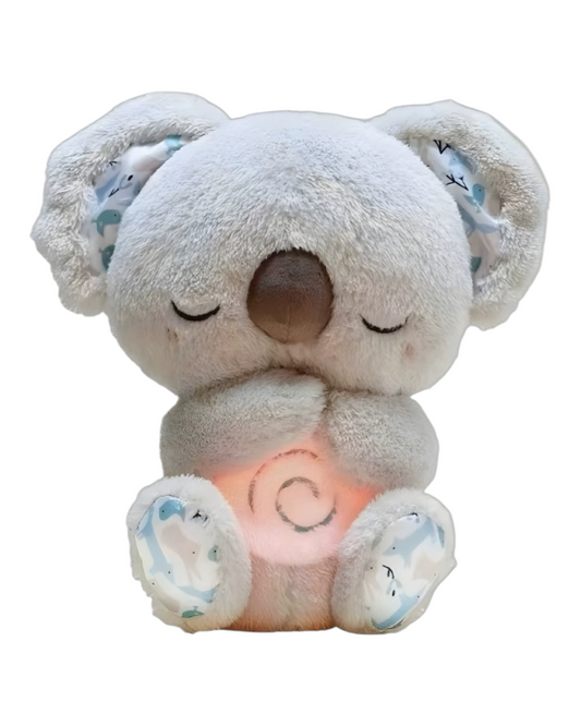 4 Models Soothing Breathing Koala Plush Soft Toys with Light and Music
