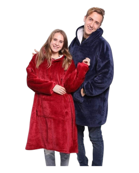 Fluffy Plush Blanket Oodie