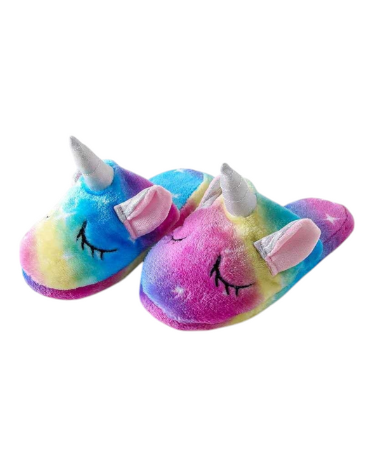 Girls' Unicorn Patterned Slippers