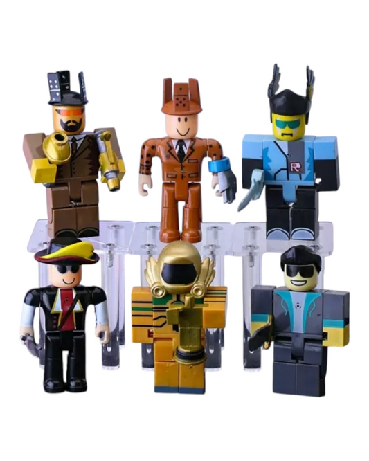 Six-Piece Boys' Roblox Character Figurine Toy Set