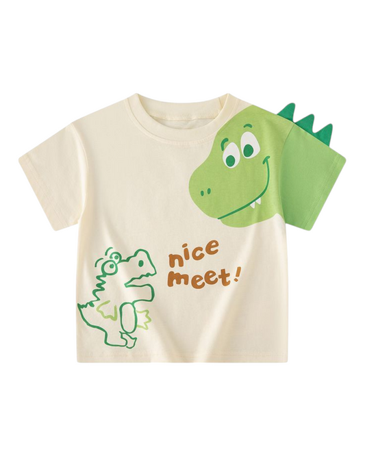 Dinosaur-Duo Graphic T-Shirt