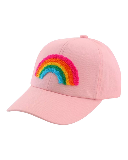 Cap with Rainbow Design