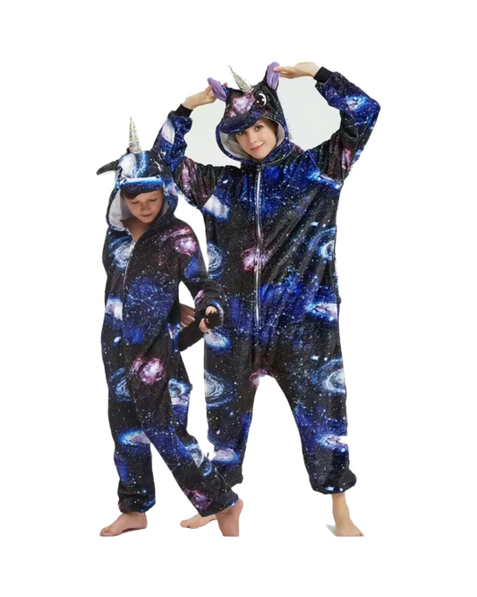 Unicorn Onesie Kids Adults Star Unicorn Onesie