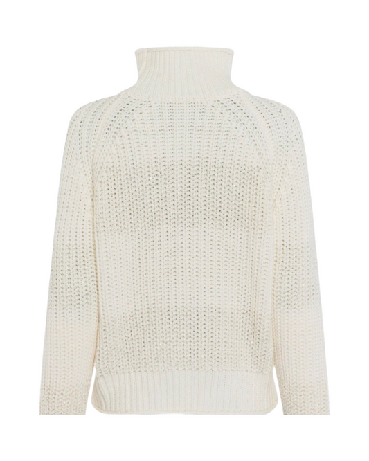 Oversized Turtleneck Knit Sweater - Womens Long Sleeve Chunky Winter Pullover Top