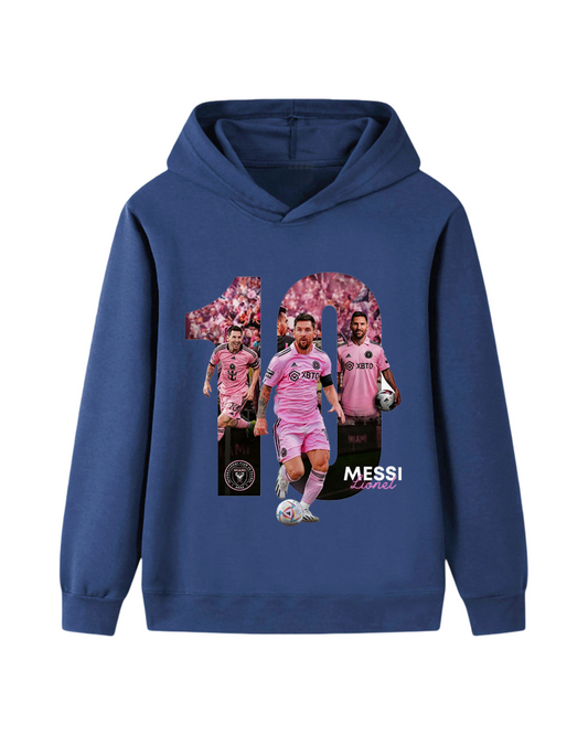 Lionel Messi Football Graphic Kids Sweater Hoodie