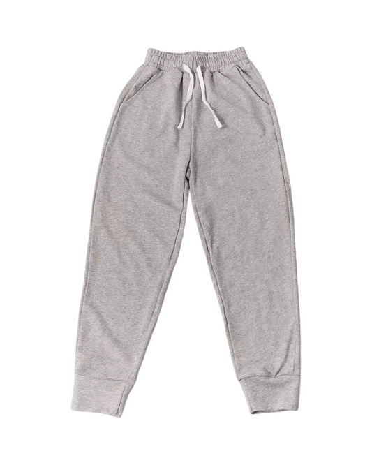 Unisex Cotton Sweatpants with Elastic Waist & Pockets