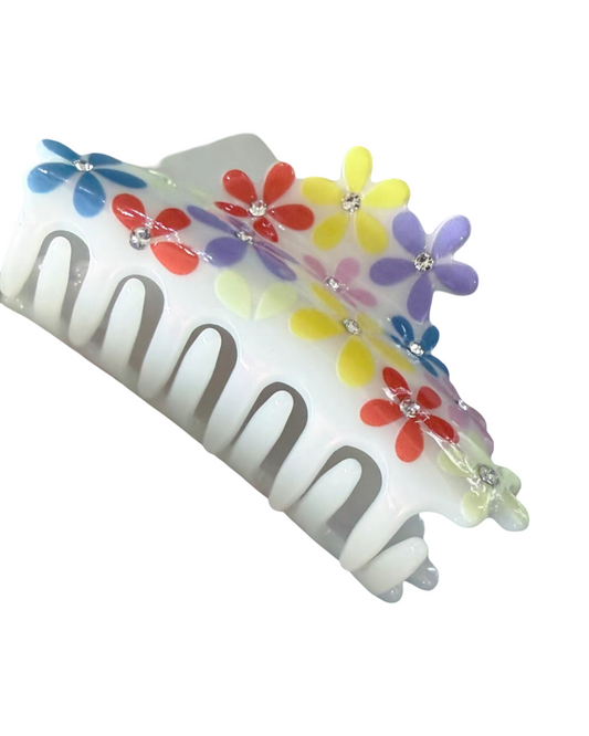 Pastel Patterned Hair Claw Clips