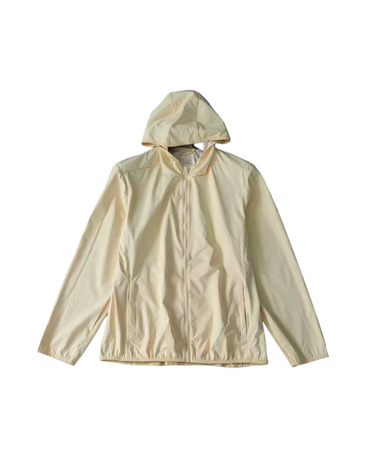 Waterproof Synthetic Rain Coat with Hood and Pockets