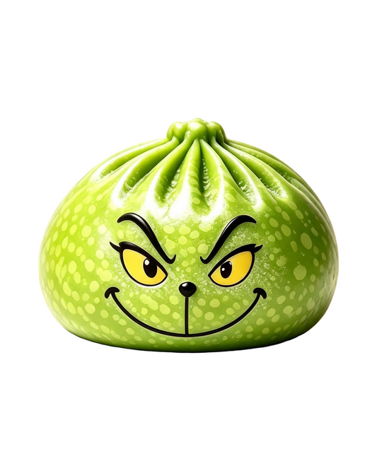 Grinch Holiday Themed Squishy Dumplings Fidget Sensory Toy Stress Relief Squeeze Ball