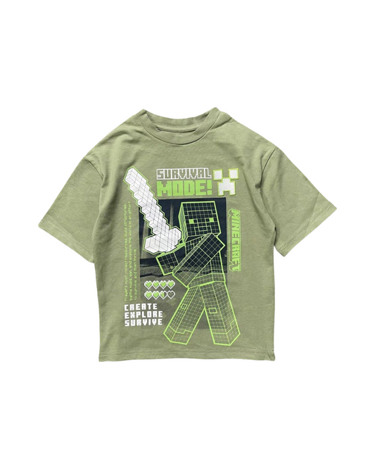 Boys Epic Printed Minecraft Graphic T-Shirt