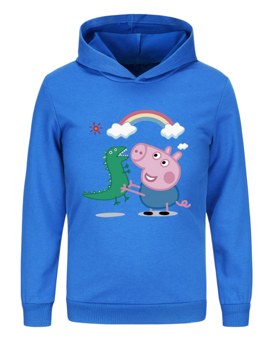Hoodie with George Pig Design