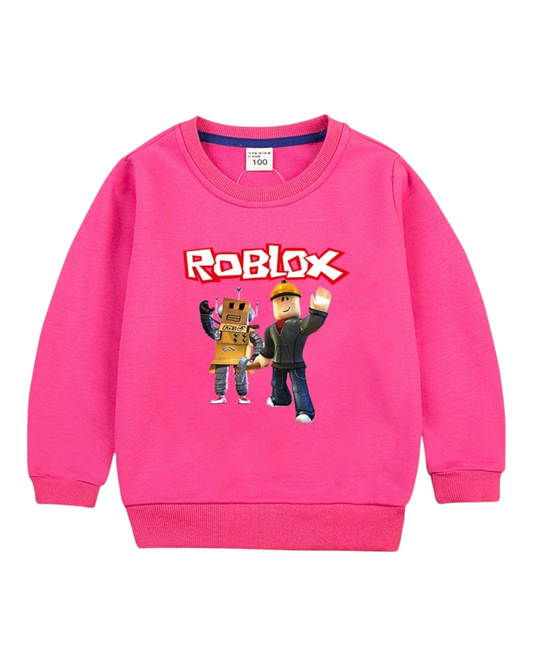 Girls' Graphic Jumper with Roblox Design