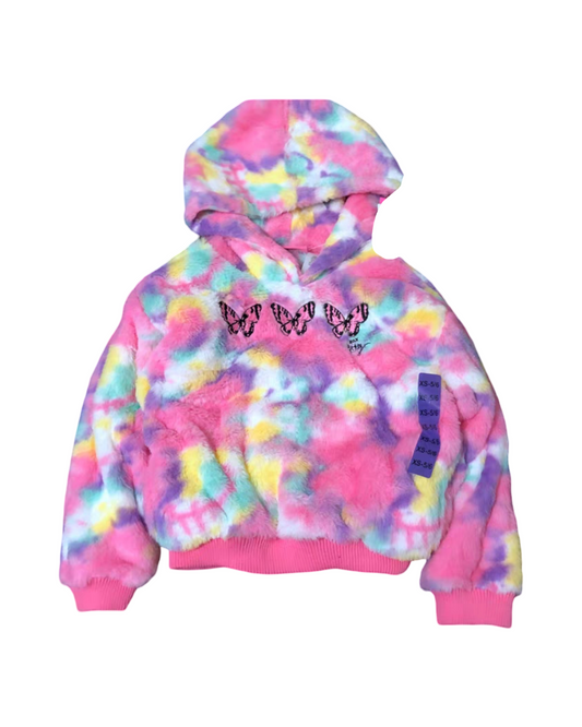 Girls Teddy Fleece Full Zip Hoodie