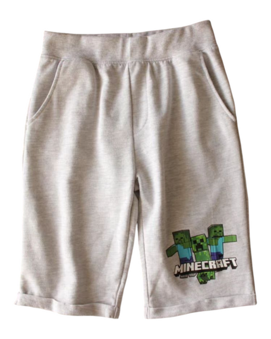 Minecraft Patterned Boys' Shorts