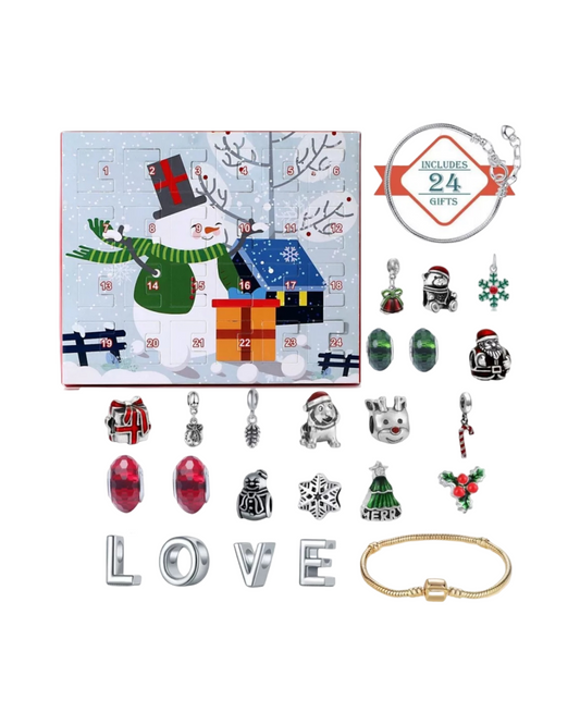 DIY Christmas Charm Bracelet for Girls and Women