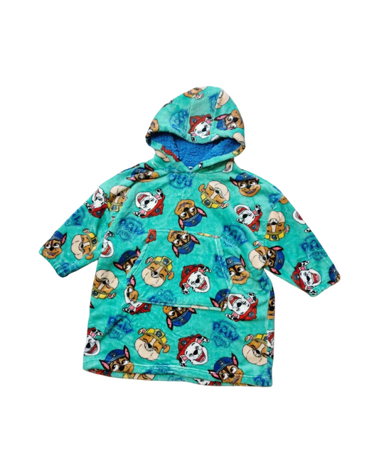 Paw Patrol Oversized Graphic Kids Wearable Blanket Hoodie-Cozy Fleece Oodie