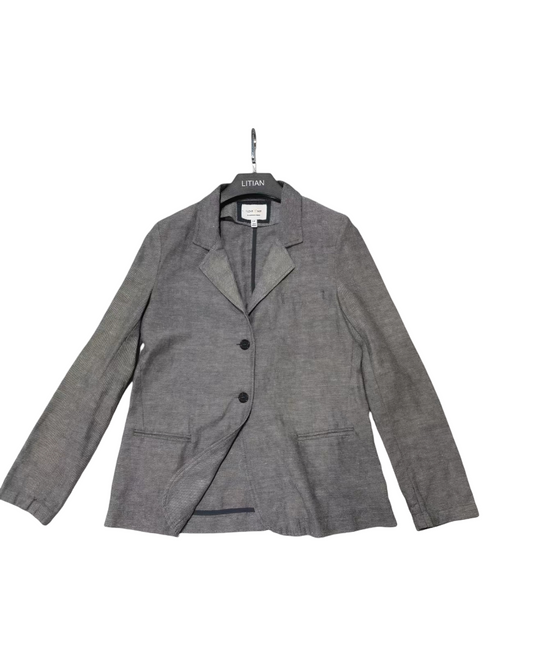Tailored Gray Linen Blazer – Breathable Lightweight Casual Suit Jacket