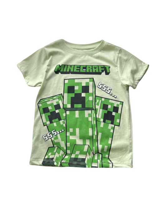 Minecraft Print Design Cotton Tee