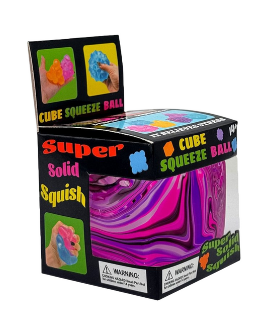 Marble Swirl Squishy Sensory Toy Cube