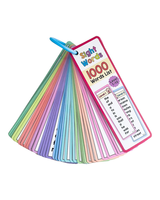1000 Frequency Sight Words Flash Cards