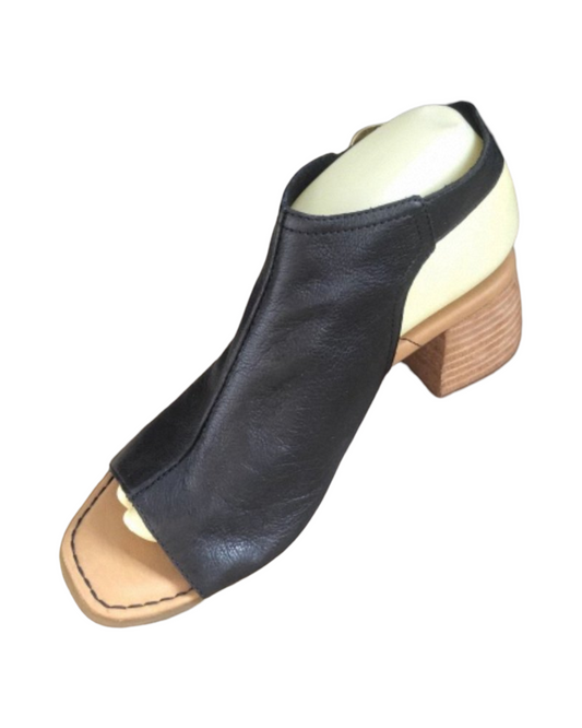 Smooth Leather lining Leather Heels