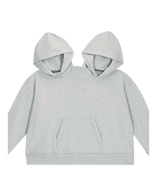 Two-Person Oversized Fleeced-Lined Hoodie