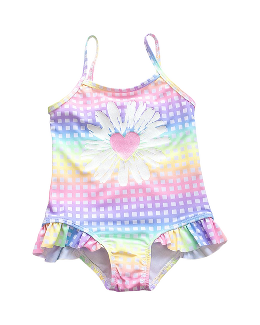 Flowery Swimwear Set