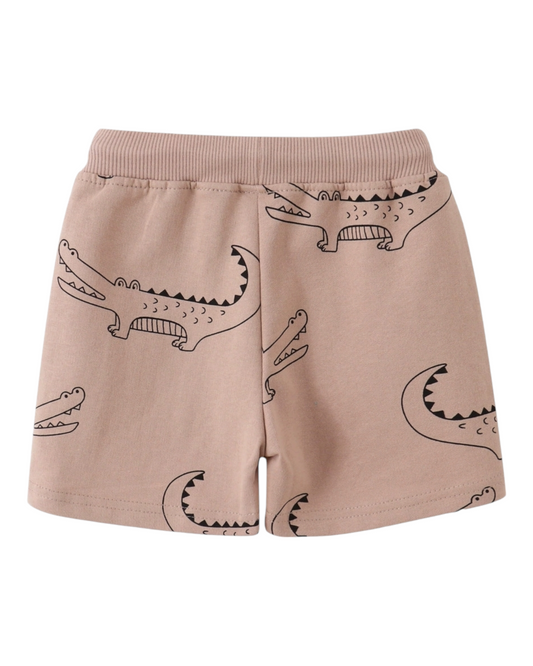 Patterned Shorts with Pockets
