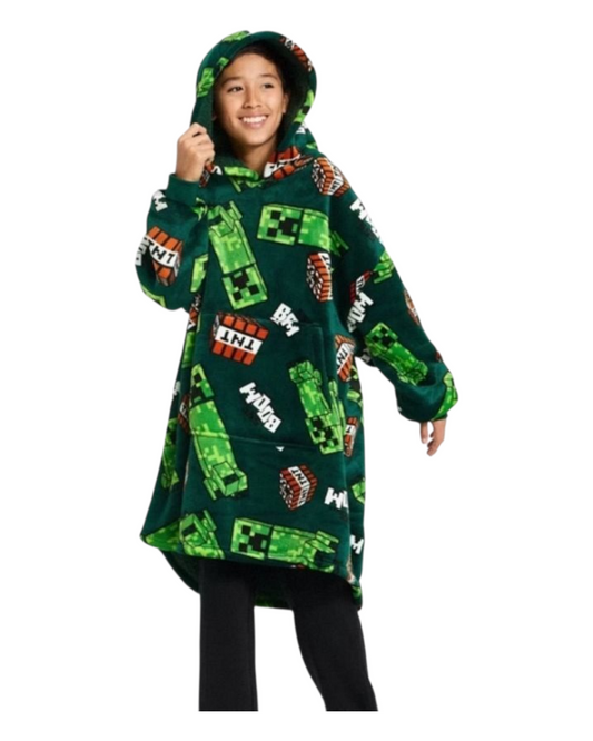 Boys' Oodie with Minecraft Patterns