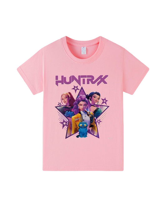 Unisex Kpop Demon Hunter Cotton T-Shirt – Casual Graphic Tee