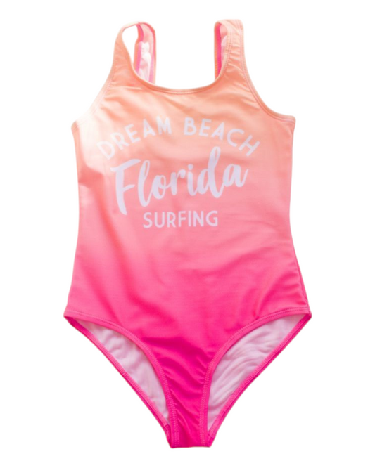 Bright One-Piece Graphic Swimsuit