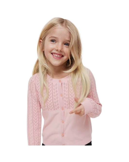Girls' Button Up Cardigan