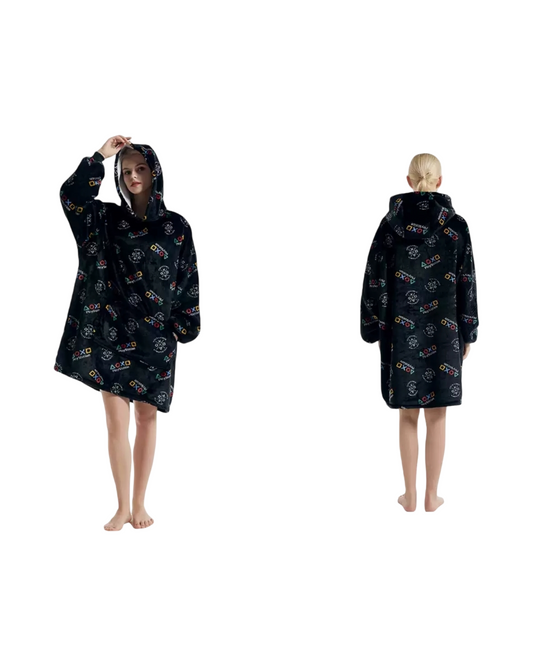 Ultimate Gamer Oversized Fleece Oodie – Cozy & Warm
