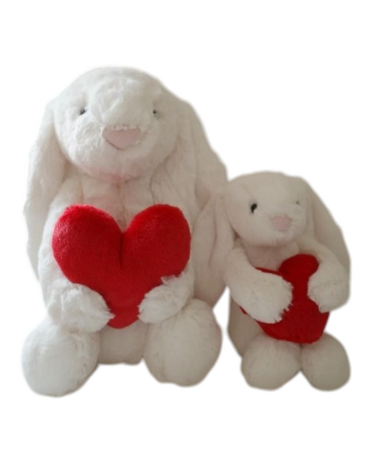 Large Red Love Heart Bunny