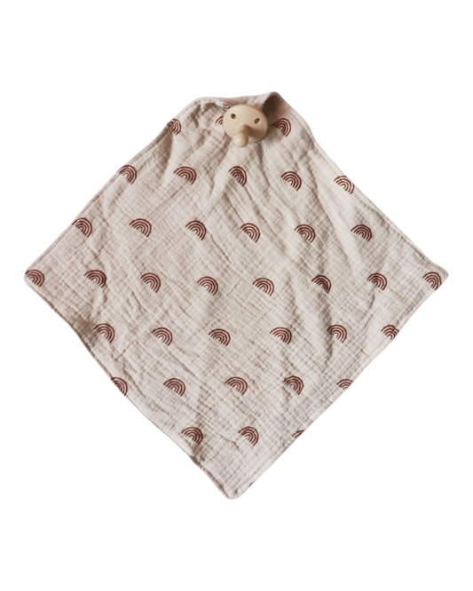 Baby Teething Face Cloth Toy with Ring