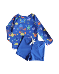 Boys' dinosaur swimwear set
