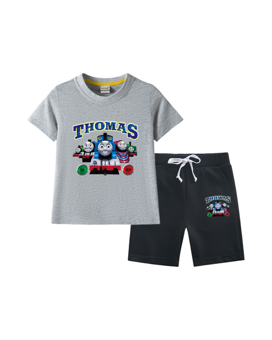 Kids Thomas the Tank Engine 100% cotton T-Shirt & Shorts Set