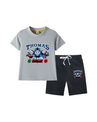 Kids Thomas the Tank Engine 100% cotton T-Shirt & Shorts Set